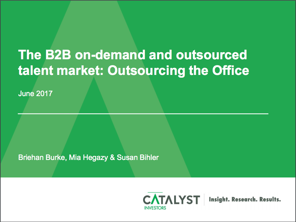 Defining the outsourced talent market